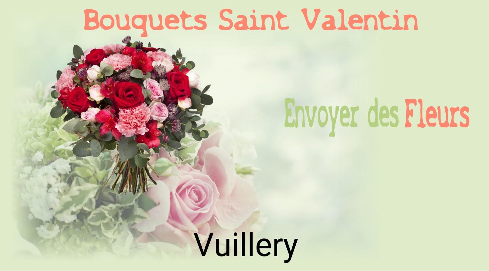 Roses de Saint-Valentin livrées à Vuillery